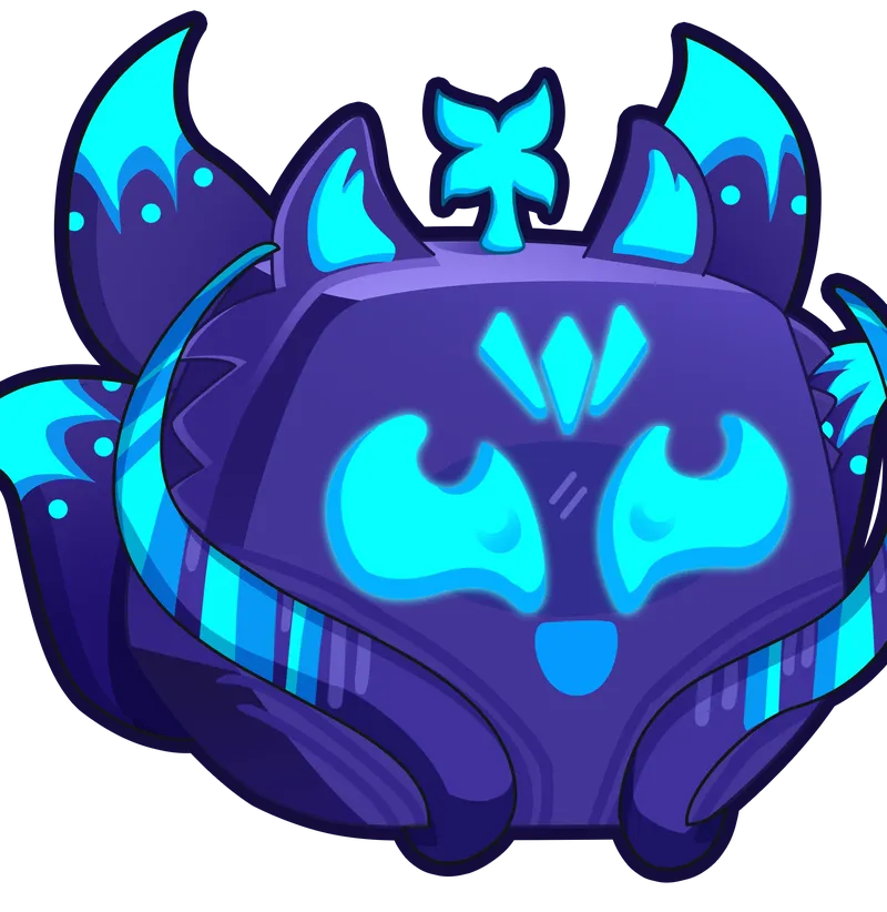 The Kitsune fruit from Blox Fruits